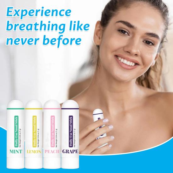 4 шт. назальные палочки ароматерапевтические ингаляторы для улучшения фокусировки легкое дыхание портативные эфирные масла с мятой эвкалиптом ментолом назальный ингалятор