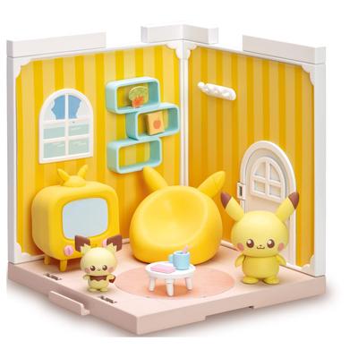 TAKARA TOMY Pokemon Poke Peace House Living Пикачу Пичу и