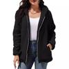 Autumn and Winter Women's Plus Size Fur Coat Loose Casual Double-sided Velvet Hooded Short Jacket