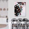 Canvas print, Coloured pralines