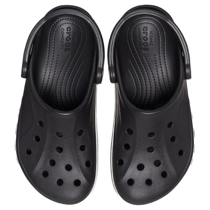 Crocs Клоги Bayaband Удобные Повседневные Обувь с Отверстиями Унисекс Черные
