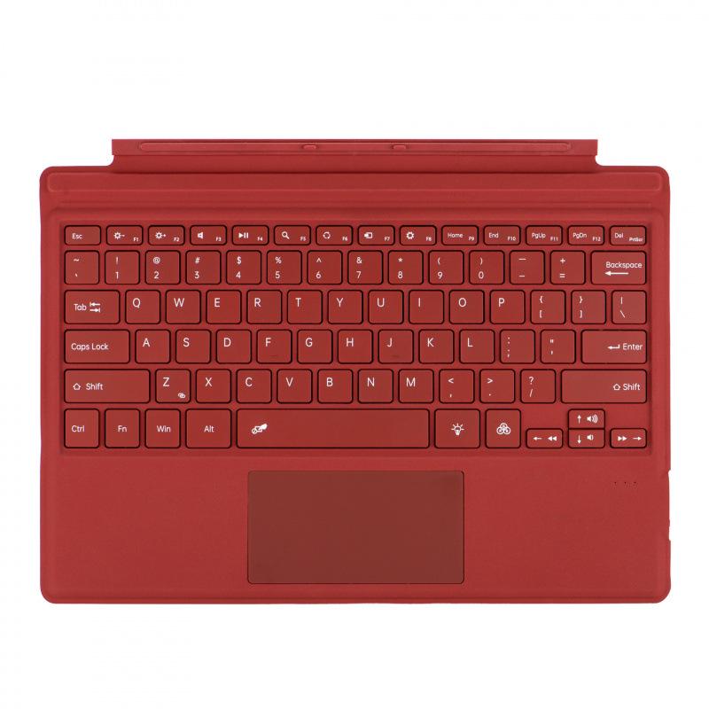 Чехол-клавиатура с подсветкой и сенсорной панелью Microsoft Surface Pro 34567 для Surface Go 23 - Bluetooth-клавиатура
