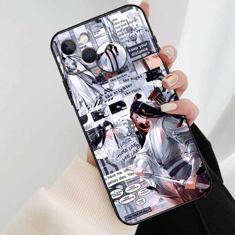 Эстетичный чехол для телефона Mo Dao Zu Shi для iPhone 17 Pro Max 15 14 13 11 12 16 Pro Max mini 15 16 Plus 16e 17 Air Cover