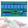DC 12V 24V 8CH Isolated Input 8CH Output UART RS485 Relay Module DIN35 C45 Rail Modbus RTU Control Switch Board