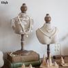 Подставка для ожерелий Ювелирная подставка для серег и колец Подставка-бюст для цепочек Держатель для шарфов Манекен Модель Украшение Декор для спальни