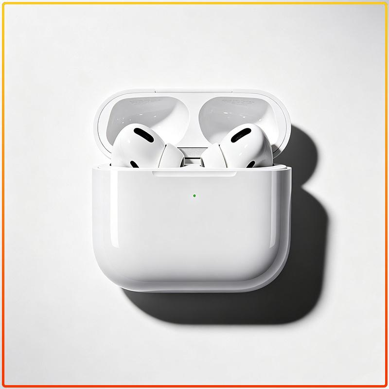 AirPods Pro ANC Беспроводные наушники с активным шумоподавлением, адаптивным эквалайзером, динамическим отслеживанием положения головы, автоподключением, шумоизоляцией, с зарядным кейсом