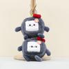 Charming Plush Stinky Tofu Keychain Doll Cute Cartoon Accessory 11cm Soft Toy