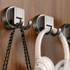 Настенные крючки на присосках без сверления, съемная многоразовая конструкция, идеально подходят для ванной комнаты, кухни, двери и стеклянных поверхностей для хранения.