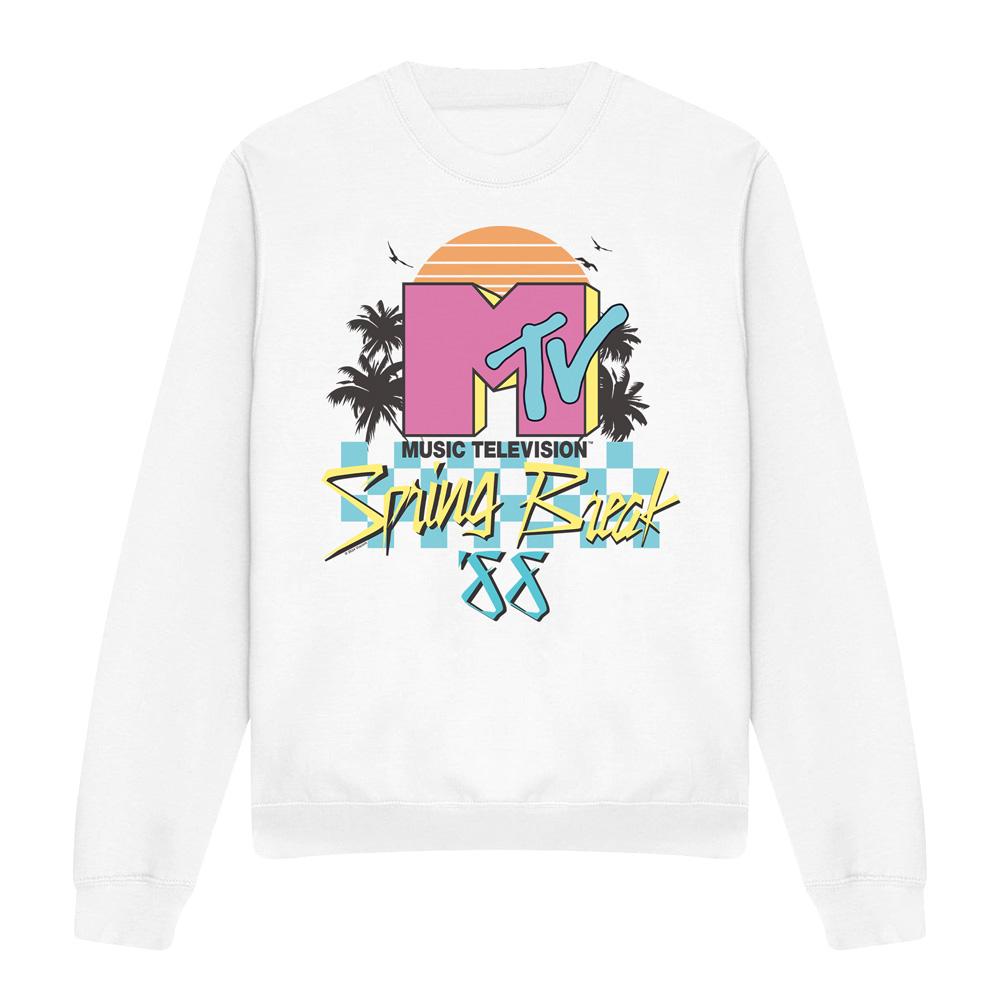 MTV Unisex Adult Spring Break Checkerboard Sweatshirt