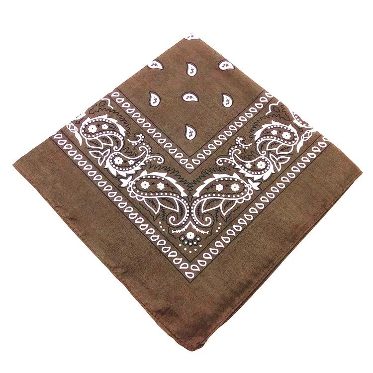 1/2/3Pcs Unisex Men Women Cotton Bandana Hairband Cowboy Mens Biker Sports Headwear Wrist Hairwrap Single Head Wrap Scarf