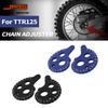 Motorcycle CNC Chain Guide Adjuster Regulator Aluminum For Yamaha TTR 125 2005-2025 Motorcross Accessories Dirt Pit Bike Parts
