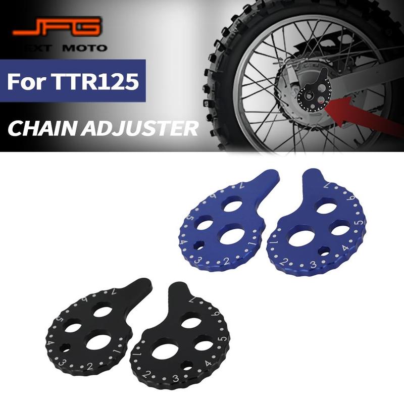 Motorcycle CNC Chain Guide Adjuster Regulator Aluminum For Yamaha TTR 125 2005-2025 Motorcross Accessories Dirt Pit Bike Parts