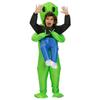 Alien Inflatable Costume for Halloween Easter Party, Funny Light-Up Inflatable Suit for Adults Kids