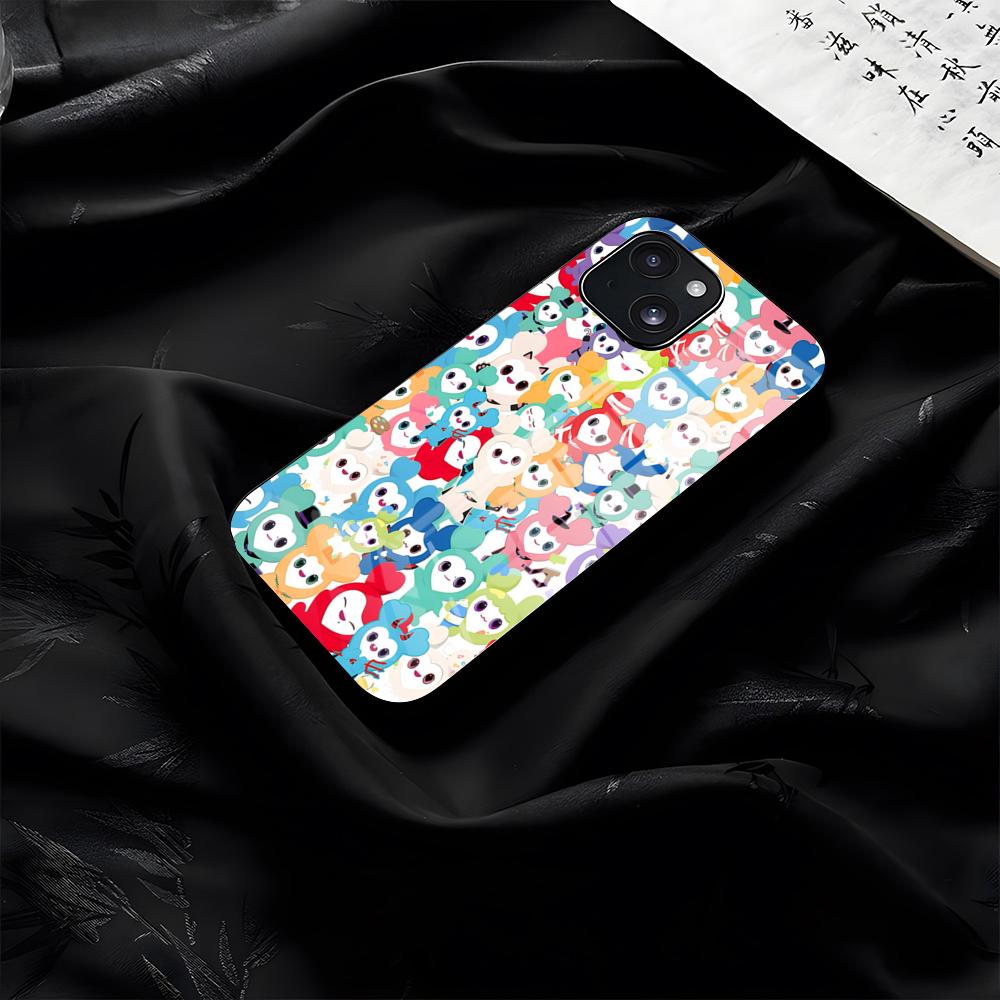 Kpop T-twiceS-ES Phone Case For IPhone 17 Pro Max 16 15 14 Pro Max 13 11 Plus Glass Cover