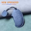 Car Smart Key Case Cover for Hyundai Grandeur GN7 Kona Ev 2023 Ionic 6 5/7 Bottons Leather Keychain Durable Protect Accessories