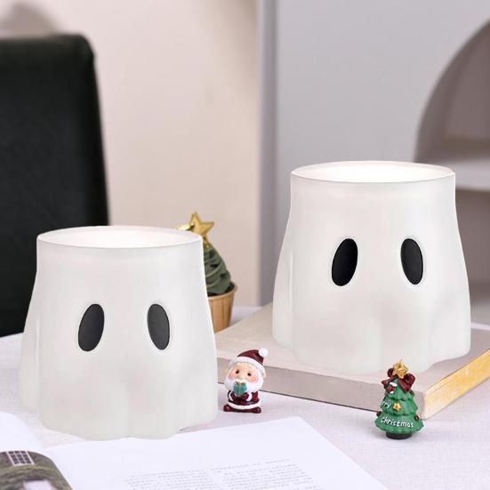 Хэллоуин Ведро Привидение Белый Призрак Конфетница Кашпо Декоративная Ваза Горшок для Цветов Привидение