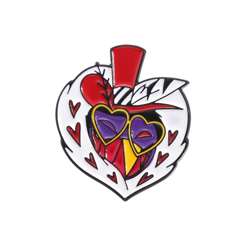 Area Devil Enamel Pins Custom Punk Gothic Brooches Lapel Badges Cartoon Animation Jewelry Gift for Kids Friends