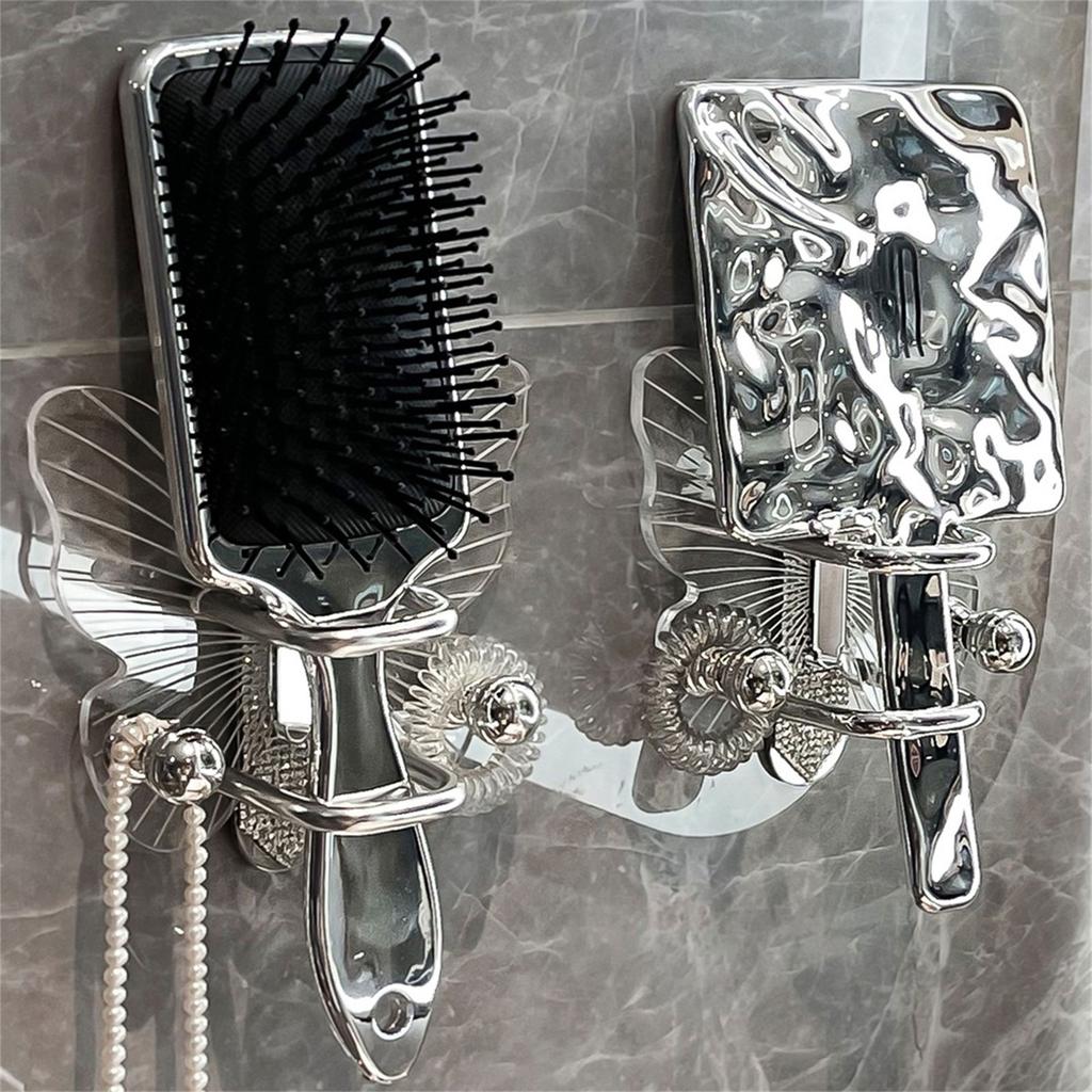Роскошная акриловая подставка для расчесок со стразами, стойка для хранения украшений, подходит для стильных женщин и салонных профессионалов