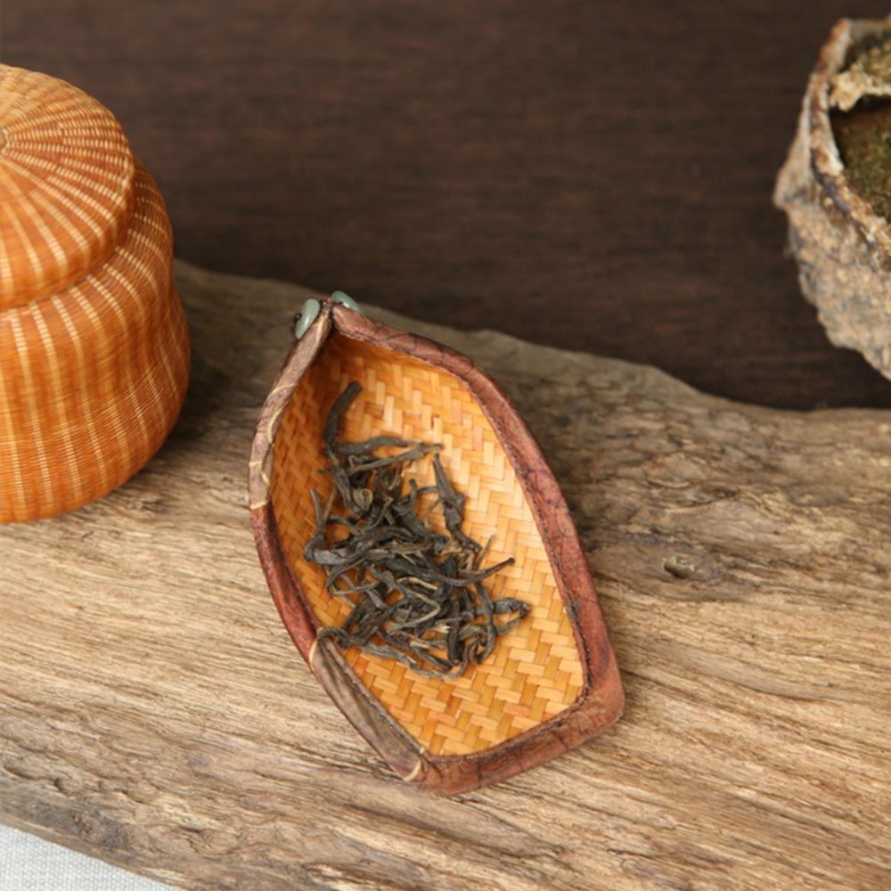 Бамбуковый плетеный чай Chaze Ретро Чайный совок Кунг-фу Чайные аксессуары Чайная лопатка Чайный энтузиаст