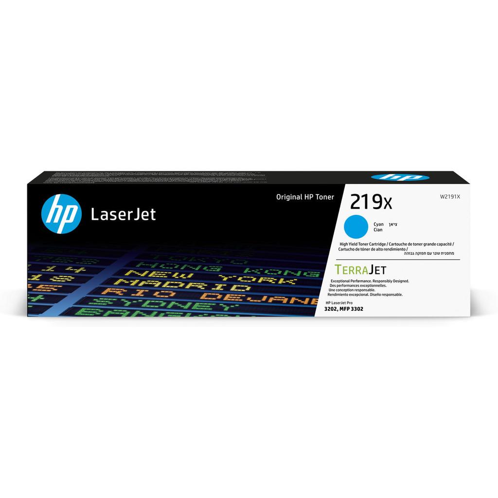 Original Toner HP W2191X Cyan