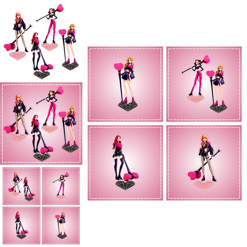 Милый акриловый стенд Blackpink Идеальный подарок на дни рождения, выпускные и вечеринки