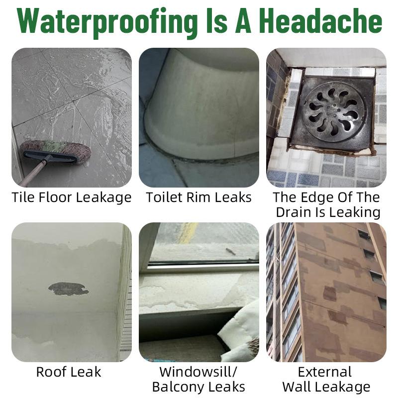 New Waterproof Coating Transparent Quality Assurance Bathroom Leakage Repair Coating Waterproofing Leak Sealing Proof Adhesive