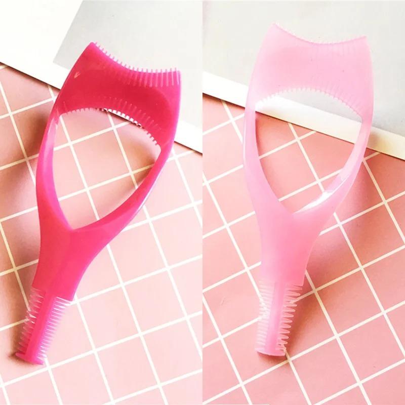 Инструменты для ресниц 3 в 1, тушь для макияжа, щиток, бигуди, аппликатор, расческа, направляющая карта, инструмент для макияжа, косметика для красоты