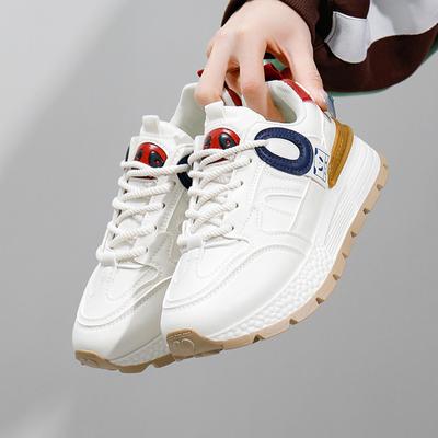 Инс корейская версия низких кроссовок для женщин 2025 весна новый дышащий студенческий спорт увеличивающие рост повседневные туфли AD8803