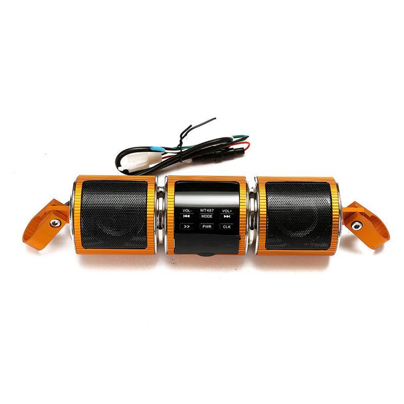 12 В мотоцикл Bluetooth аудио радио звуковая система стерео колонки MP3 USB для Honda Kawasaki