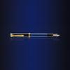 Pelican Fountain Pen F Fine Point Blue Stripes Souverene M400 Regular Import