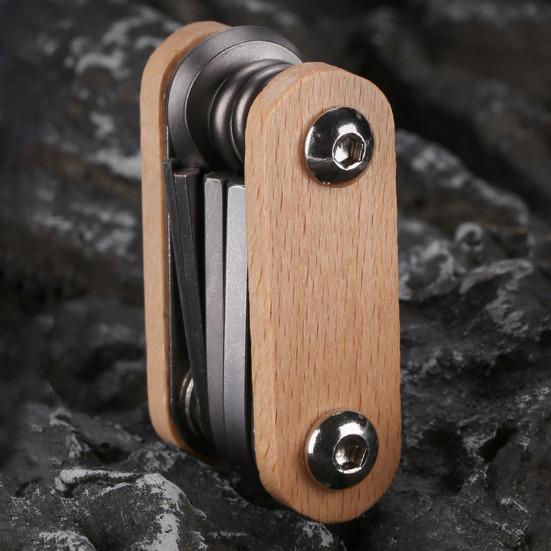 Bicycle Repair Tool Portable Folding 8-in-1 Bike Multitool Heavy Duty Metal Road