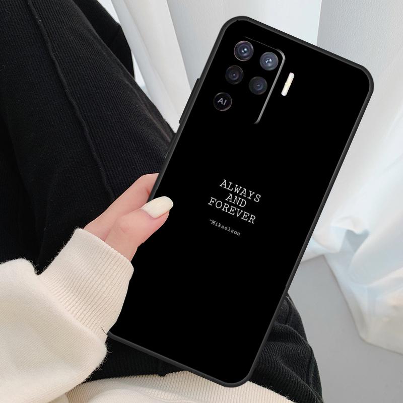 Дневники вампира Первородные Чехол Для Oppo A54 A74 A94 A18 A57 A17 A77 A38 A58 A78 A98 A80 A60 A40 A96 A76 A16 A15 A5 Pro