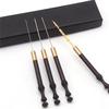 Embroidery Crochet Hooks Needle Wooden Handle Beading Hooks for Sewing Embroidery Beading 0.6mm0.8mm1.0mm1.2mm