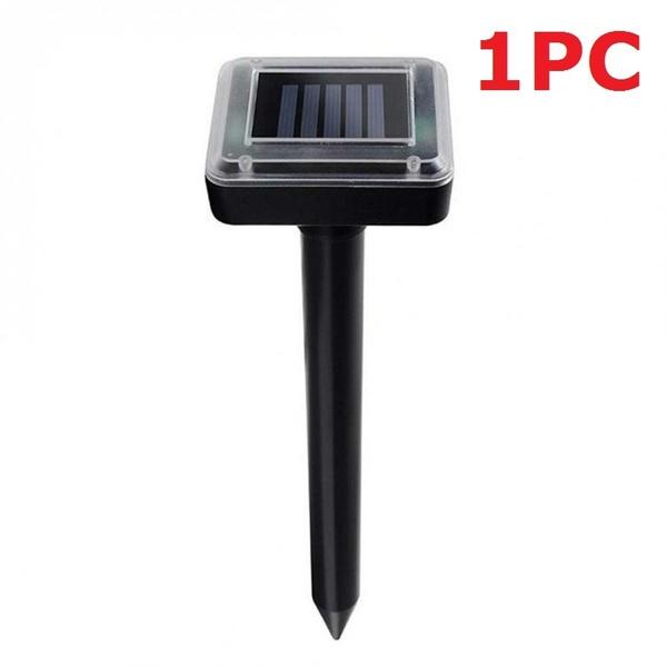 Ультразвуковой отпугиватель животных на солнечной энергии, уличный водонепроницаемый отпугиватель змей, мышей, животных, отпугиватель мышей на солнечной энергии