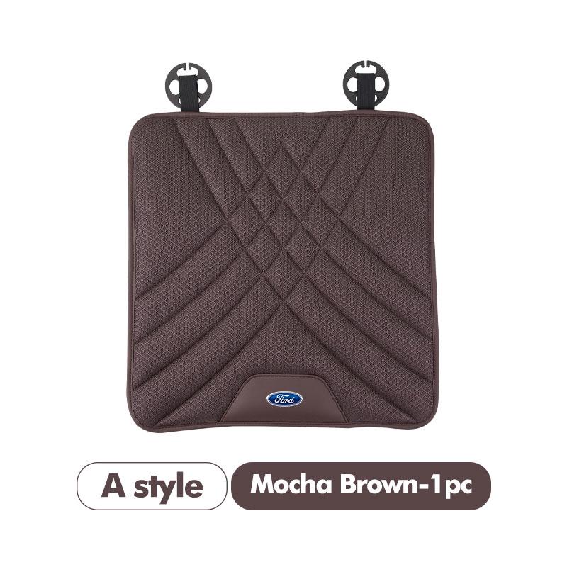 For Ford Car Styling Seats Cushion Ice Silk Elevating Pad Increase Cushion Focus mk2 mk3 mk4 Fiesta Ranger Mondeo S-MAX Kuga