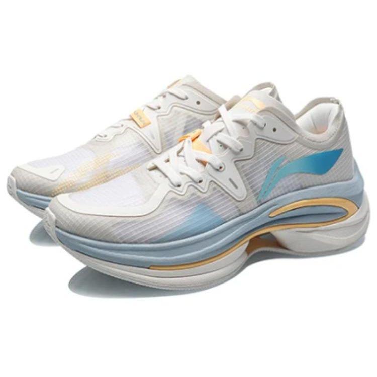 Li Ning Wu Shi 5S 1.0 Mono Casual Shock Absorbing Non-Slip Wear-Resistant Low-Top Running Shoes Women Sneaker Cloud-White ARHR212-4
