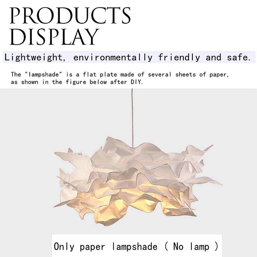 Арт DIY Облачный абажур Цветочный абажур Потолочный абажур Декорация Подвеска для люстры для гостиной спальни бара