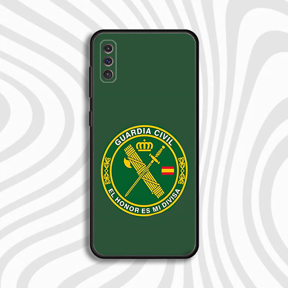 Spanish Guard Civil Phone Case For Samsung S10,S21,FE,S21,Note 20,S26,S25,S24,S23,Ultra,S9,S22,Plus Soft Silicone Black Cover