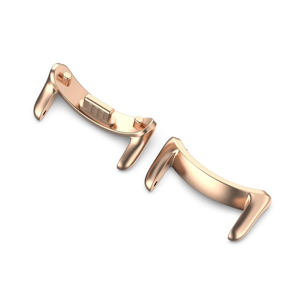 Brand New 1 Double 12mm Zinc Alloy Arc Connector For Xiaomi Mi Band 8 Metal Connector Head Grain Stainless Steel Plug Adapter