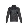 Pick Up The Pace Solid Color Spliced Zip Collar Jacket Men Jacket Black 1317478-019