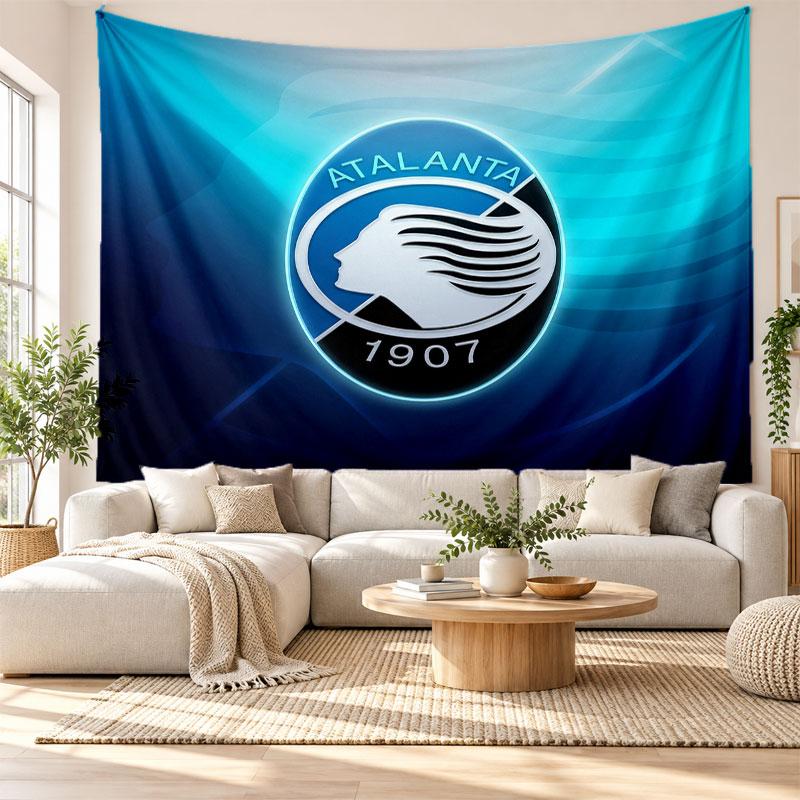 Atalanta FC Wall Tapestry, Soft Fabric Wall Hanging, Decorative Backdrop For Bedroom Home Wall Art