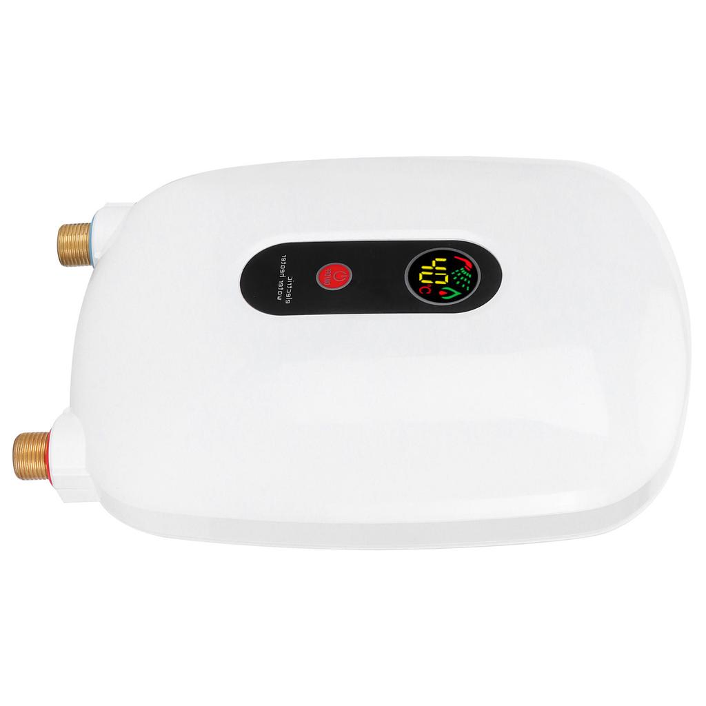 Mini Hot Water Heater Electric Fixed Frequency Water Heating Appliance for Bathroom Shower(Prise