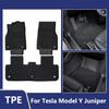 Для Tesla Model YL НОВЫЙ Model Y Juniper, Для Model 3 Highland 2026- 2026 TPE Автомобильные Коврики для Пола Водонепроницаемые Внутренние Аксессуары Коврик