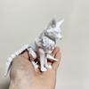Articulated Nine Tailed Foxes Model, 3D Printed Multi Joint Collectible Figurine, Home Decoration Craft