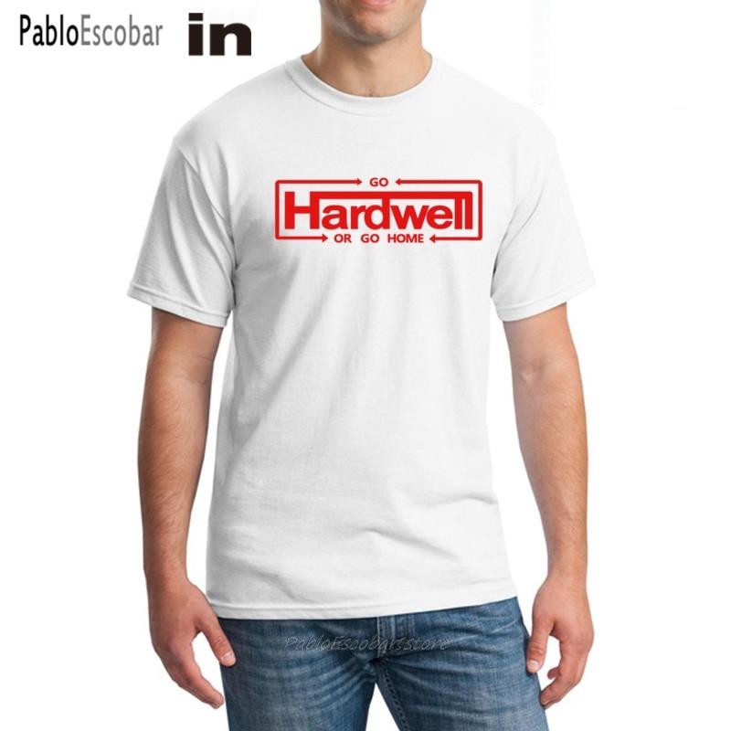 NEW GO HARDWELL OR GO HOME DJ Hip Hop Music Mens Men T Shirt Summer T-shirt Fashion Cotton T shirt European Size