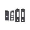 Carbon Car Door Handle Armrest Panel Window Lifting Switch Button Panel Decoration Frame Cover Strip For Toyota Hilux Travo 2026