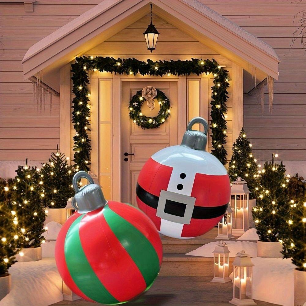 DIY Inflatable Ball PVC XMAS Balloon Gift Courtyard Balloon Christmas