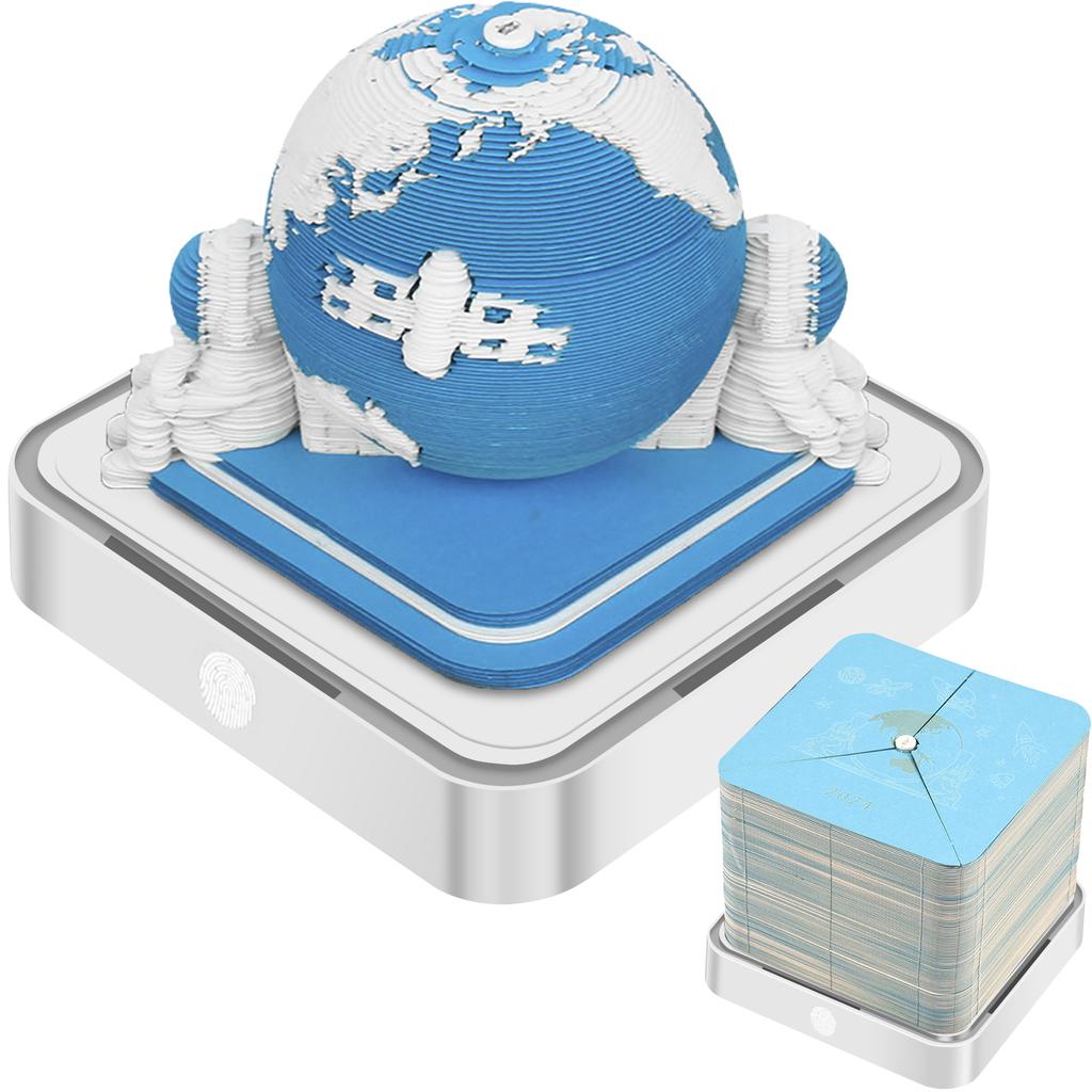 New Block Calendar 3D Notepad Block DIY Exquisite Memo Pad Cute Note Paper 3D Artistic Notepad Decorative Valentine's Day Gift