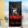 Kansas City Football Personalized Text Beach Towel Super Soft Microfiber Quickdry Fabric