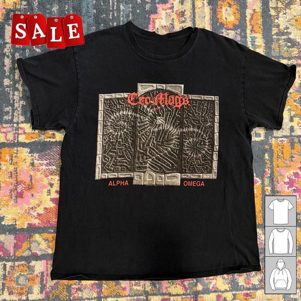 Новая футболка Cro-Mags Alpha Omega Подарок для фанатов Унисекс S-5XL OS258